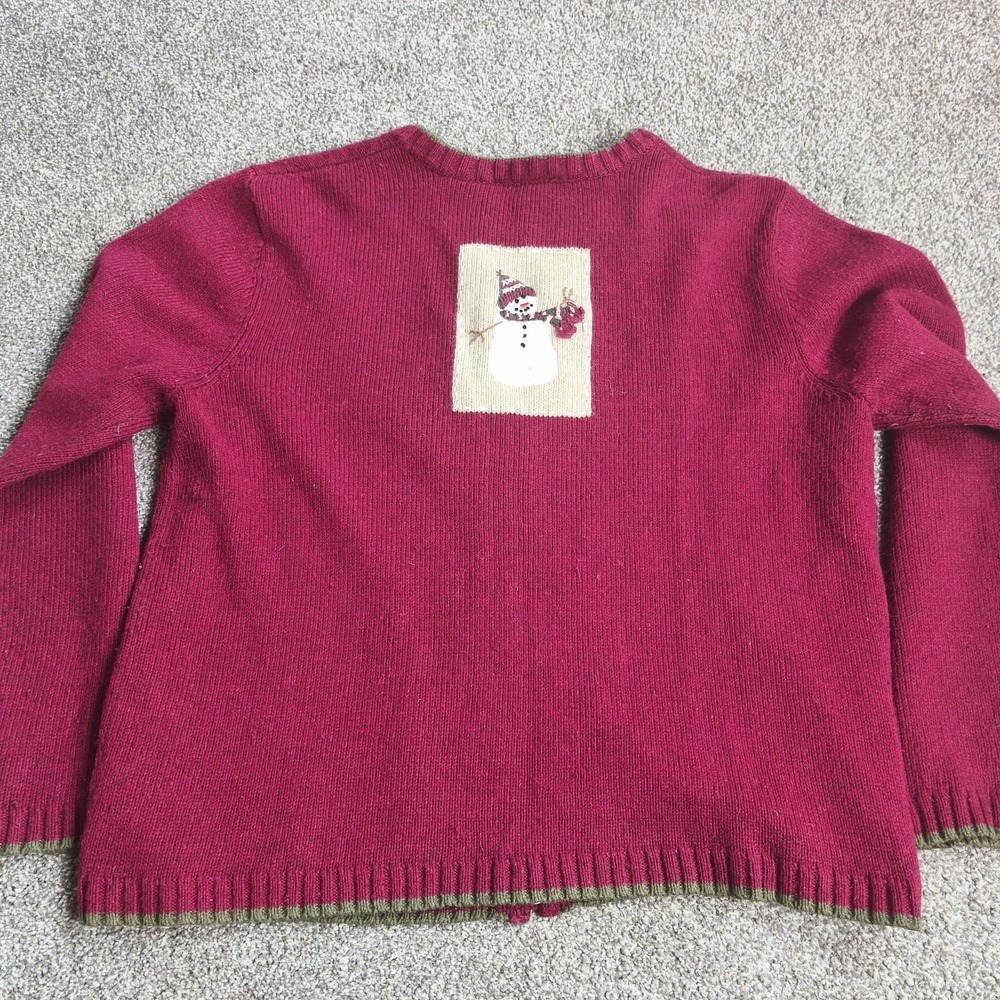 Croft & Barrow Snowman Patchwork Christmas Zip Ca… - image 2